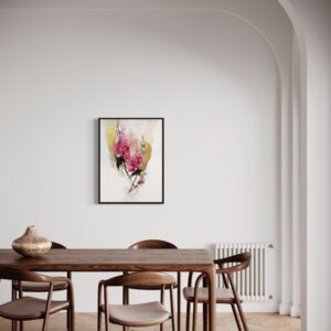 Watercolor Abstract Roses Limited Edition Artwork
