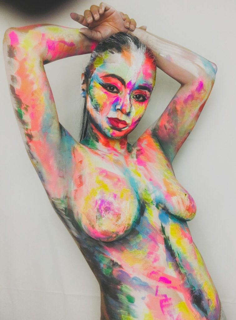 Francoise Nielly Inspired Artistic Makeup, Body Painting